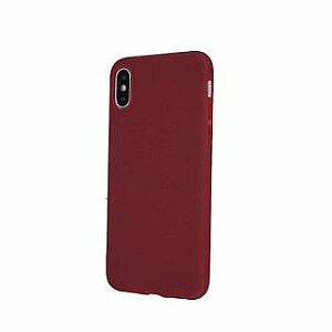 iLike Samsung Galaxy A12/M12 Matt TPU Case Burgundy