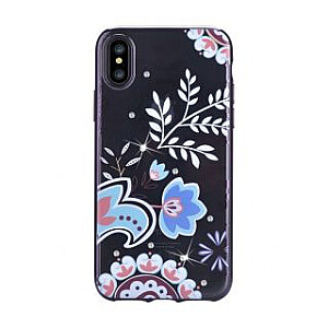 Devia Apple iPhone X Crystal Bloosom case Black