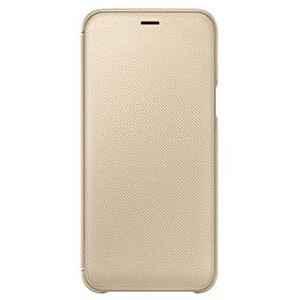 Samsung A6 Plus 2018 A605 Wallet Cover EF-WA605CFE Gold