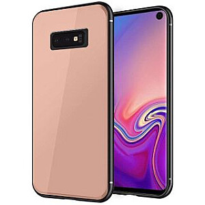 GreenGo Samsung Galaxy S10E GLASS Case Pink