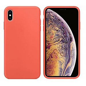 Evelatus Apple iPhone Xs Soft Premium Soft Touch Silicone Case Nectarine