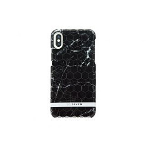 SoSeven Apple iPhone X/XS Milan Case Hexagonal Marble Black