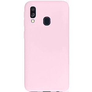 Evelatus Samsung Galaxy A40 Nano Silicone Case Soft Touch TPU Beige