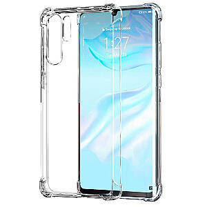 Evelatus Huawei P30 Lite Military Shockproof Silicone Case TPU Transparent