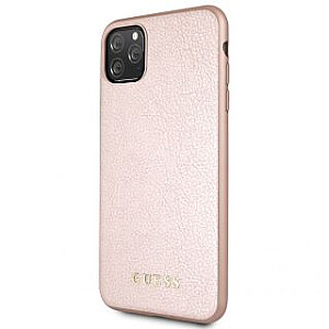 Угадай чехол для Apple iPhone 11 Pro Max Iridescent PU Hard Case Rose Gold