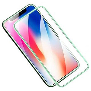 iLike Apple 14 Pro 2.5D Silk Full Cover Luminescence frame Glass