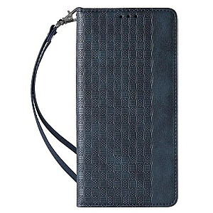 iLike Samsung Galaxy A54 5G Flip Wallet Mini Lanyard Blue