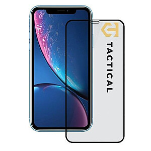 Тактическое стекло 2.5D полного клея для Apple iPhone 11/XR черное