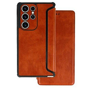 iLike Samsung GALAXY A14 5G RAZOR LEATHER BOOK HOLSTER Коричневый