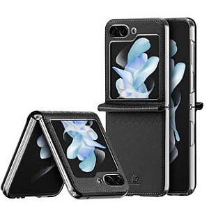 Dux Ducis - Galaxy Z Flip5 5G Flip Leather Case Wallet Black