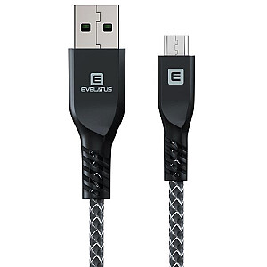 Evelatus Universal Data Cable MicroUSB EDC03 Black