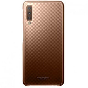 Samsung Galaxy A7 2018 Gradation Cover Gold