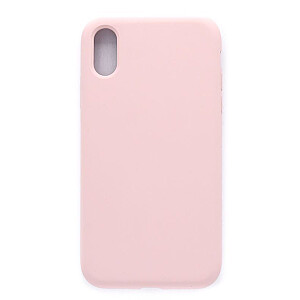 Evelatus Apple iPhone XS Premium Soft Touch Silicone Case Pink Sand