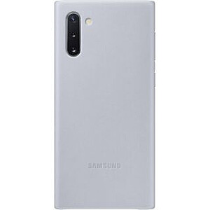 Кожаный чехол Samsung Galaxy Note 10 серый