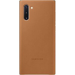 Samsung Galaxy Note 10 Leather Cover Camel