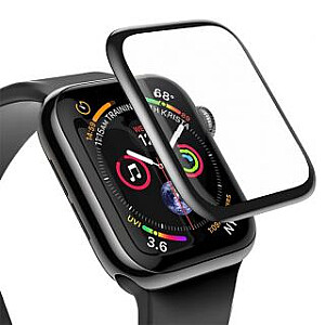 Baseus Apple Baseus 0.23мм закаленное стекло с изогнутым экраном 38мм для Apple Watch Черный (SGAPWA4-C01)