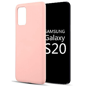 Evelatus Samsung Galaxy S20 Нано Силиконовый Чехол Мягкое Прикосновение TPU Бежевый