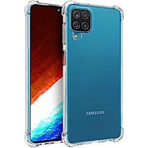 Evelatus Samsung Galaxy A12 / M12 Karinis smūgiams atsparus silikono dėklas TPU skaidrus