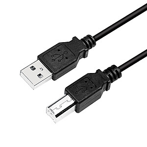USB-кабель Logilink USB 2.0 A - B, 2 штекера CU0009B, 5 м, штекер USB-A, штекер USB-B