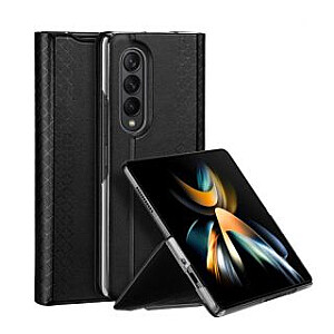 Dux Ducis Samsung Galaxy Z Fold4 Bril case with a flip wallet stand Black