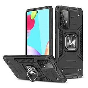 Wozinsky Samsung Galaxy A52s 5G / A52 5G / A52 4G Ring Armor Case Kickstand Tough Rugged Cover Black