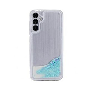 iLike Samsung Galaxy A54 5G Silicone Case Water Glitter Blue