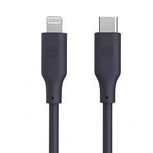 Evelatus USB C to Lightning силиконовый кабель 1.2M (MFI10CL) 60W / 20V3A серый