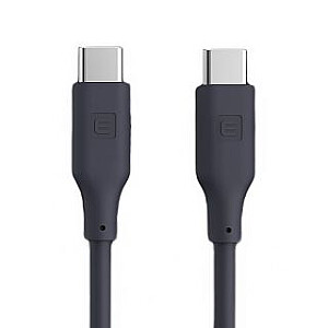 Evelatus USB C to USB C Silicone Cable 1.2M 60W / 20V3A Grey