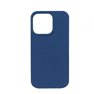 Connect Apple iPhone 15 Premium Magsafe Soft Touch Silicone Case New Function Midnight Blue