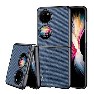 Dux Ducis Dux Ducis Fino dėklas pagamintas iš nailono medžiagos Huawei P50 Pocket mėlynas