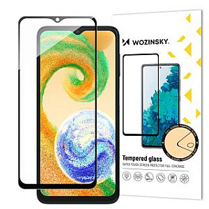 Wozinsky Wozinsky Полное клеевое закаленное стекло для Samsung Galaxy A04s 9H Защитное стекло на весь экран с черной рамкой