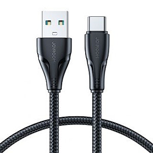 Joyroom Joyroom USB - USB C 3A Surpass Series кабель для быстрой зарядки и передачи данных 1.2 м черный (S-UC027A11)