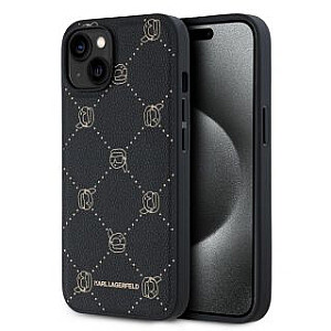 Karl Lagerfeld Apple Karl Lagerfeld PU Karl Heads Pattern MagSafe Case for iPhone 14 Black