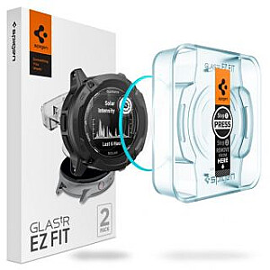 Spigen - Spigen Glas.tR EZ Fit tempered glass for Garmin Instinct 2X Solar - 2 pcs.