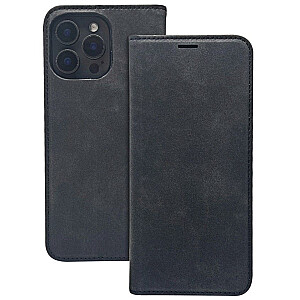 iLike Samsung Galaxy A35 5G Smart Suede case Black