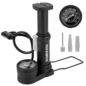 Rockbros Rockbros 42610002001 floor bicycle pump with pressure gauge - black