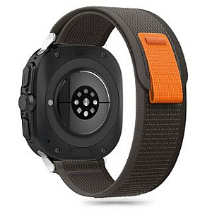 Tech-Protect Tech-Protect Nylon Strap for Samsung Galaxy Watch Ultra (47mm) - Black/Orange