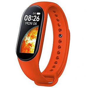 iWear SM7 Smart Bracelet 0.96'' TFT - Fitness Tracker IP67 with HR&amp;Blood pressure / Social / Sleep Red