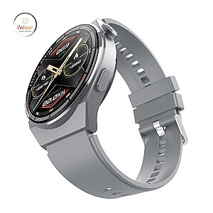 iWear Amax 3 Max Aluminum Inteligent Sport BT Call Smart Watch 1.52'' IPS Heartrate / Oxygen Silver