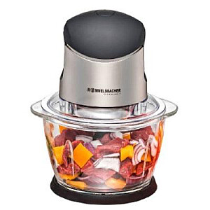 Rommelsbacher Multi Food Chopper 1l nerūsējošais tērauds melns Schwarz MZ 400 (MZ 400)