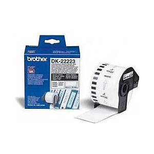 Brother tape DK-22223 (juoda ant baltos)