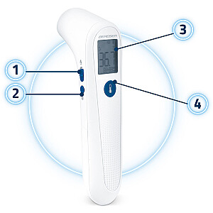 Infraraudonųjų spindulių bekontaktis termometras BD-101 Berdsen