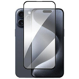 Evelatus Apple iPhone 15 Pro 2.5D Full Cover Glass Anti-Static Light Black