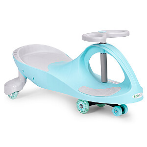 Wiggle car ride-on toy LED wheels blue ECOTOYS