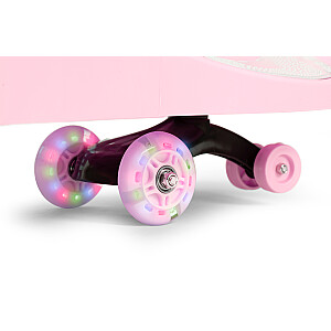 Wiggle car ride-on toy LED wheels pink ECOTOYS