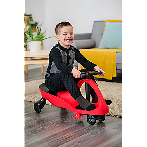 Wiggle car ride-on toy LED wheels red ECOTOYS