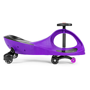 Wiggle car ride-on toy LED wheels purple ECOTOYS