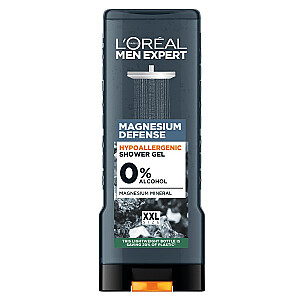 L'OREAL Men Expert Magnesium Defence dušas želeja vīriešiem 400ml