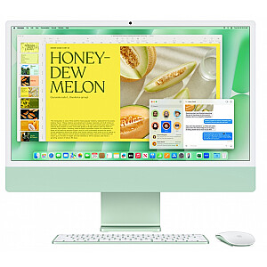 iMac 24 colių: M4 8/8, 16GB, 256GB SSD - Žalia