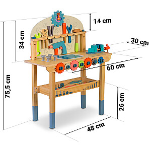 Koka darbnīca ar rīkiem RK-876 Ricokids